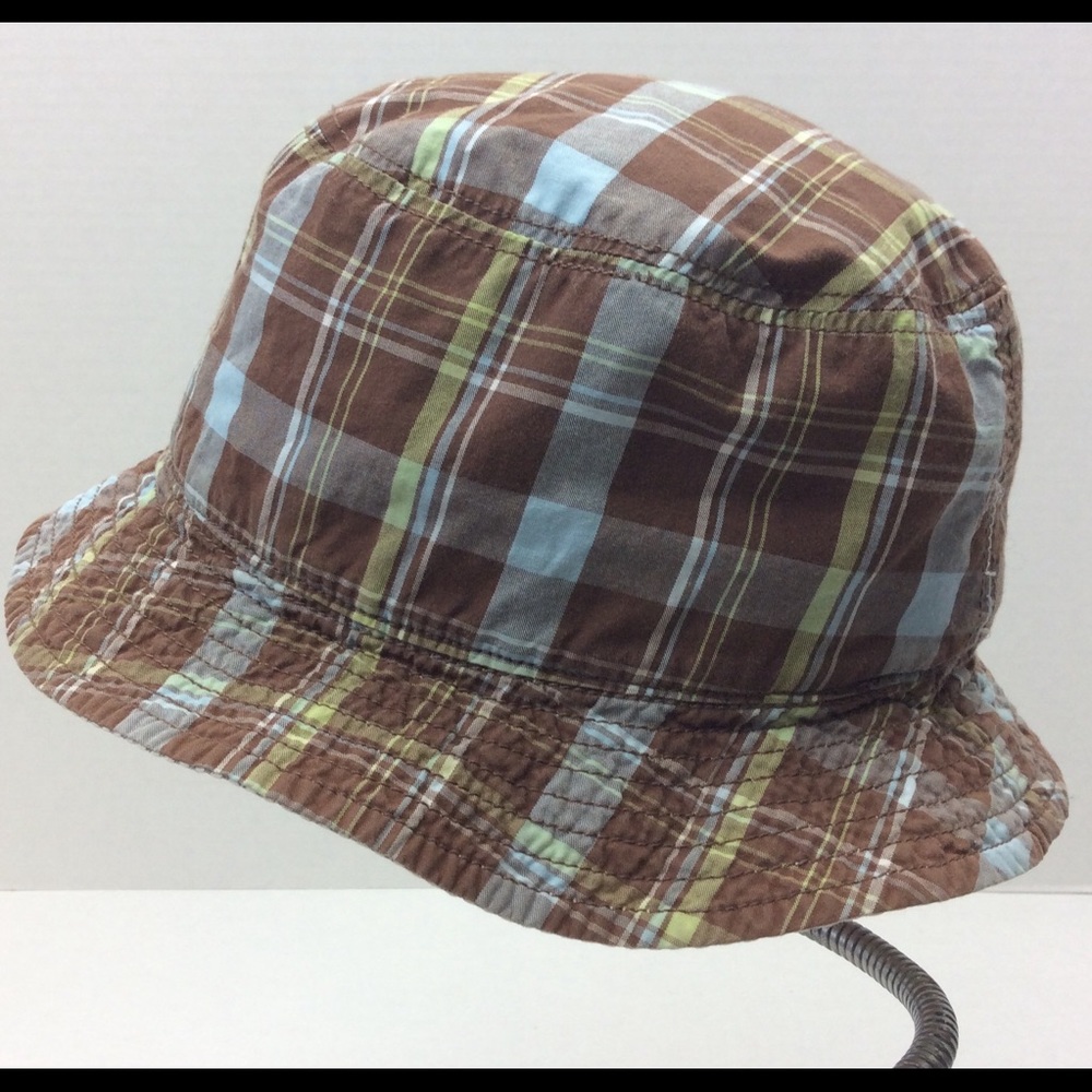 Reversible Plaid Bucket Hat Unisex